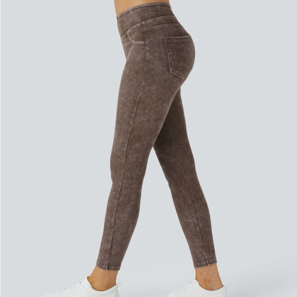 HALARA Chocolate Skinny Jumpsuit